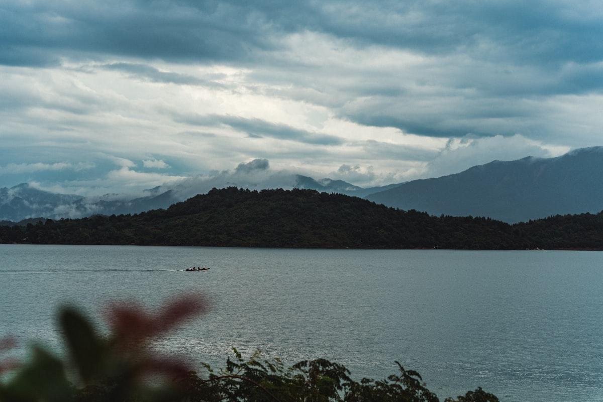 Mist over Lake Kivu at dawn
